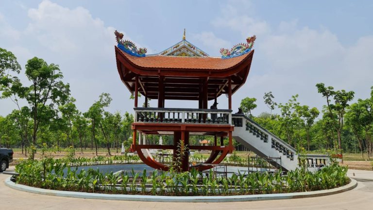 Công trình Chùa Một Cột tại khu mộ cao cấp Phúc Mãn Linh Trang