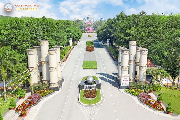 Cổng Hoa Viên Nghĩa Trang Bình Dương